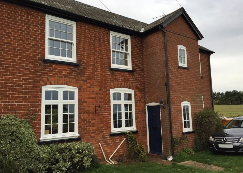 Wooden Windows in Suffolk Farmhouse