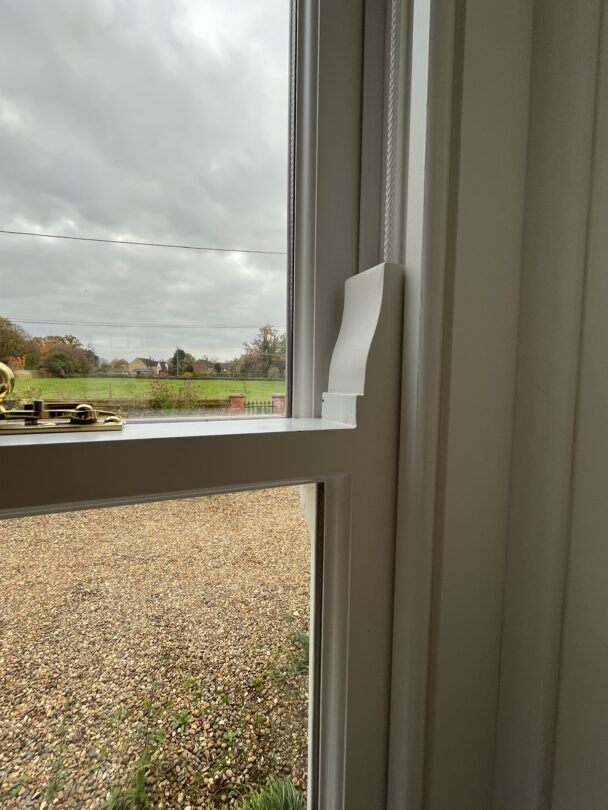 sash horns and cord &pulley sash window