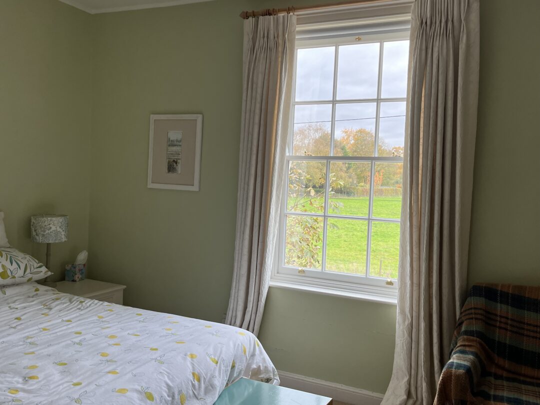 timber sliding sash window in a listed property in suffolk/Norfolk border