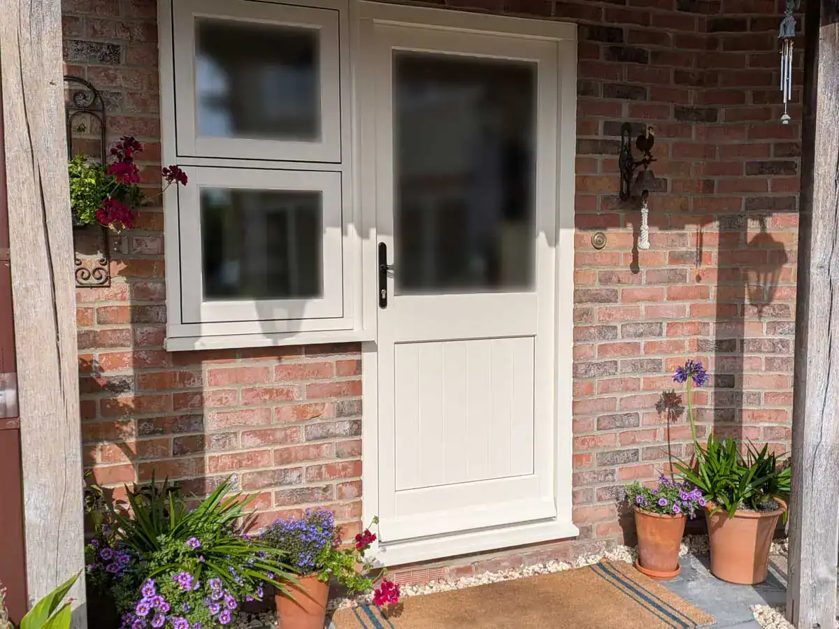 Colour matching Timber and uPVC side by side