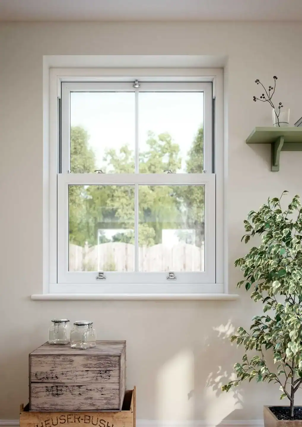 Legacy uPVC Timber Alternative sliding sash window