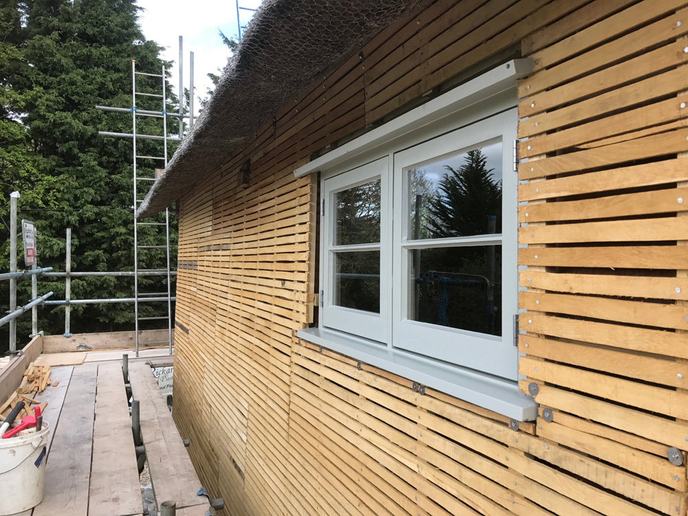 New timber windows in traditional property
