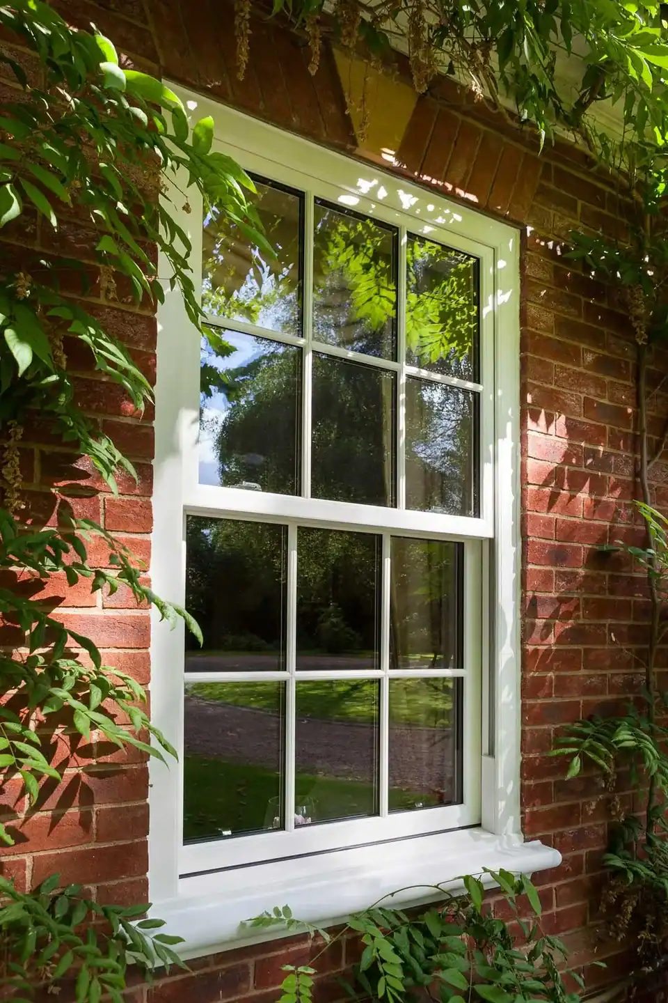 Timber Alternative upvc sliding sash window