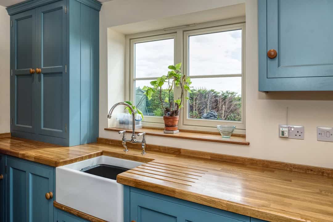 Timber Casement window in kitchen