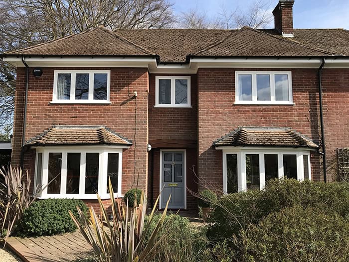 Wooden Casement White Windows