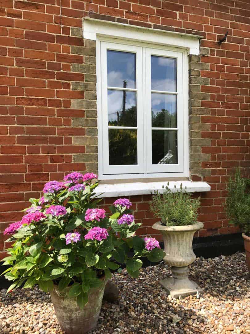 Wooden Casement Window with astragal bars