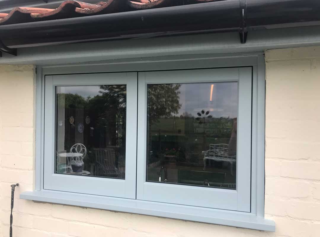 colour coated casement window