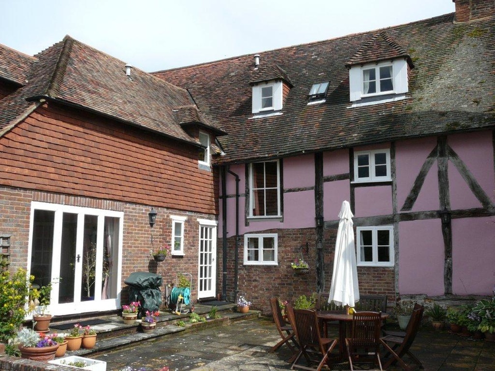 Historic window in thatched cottage